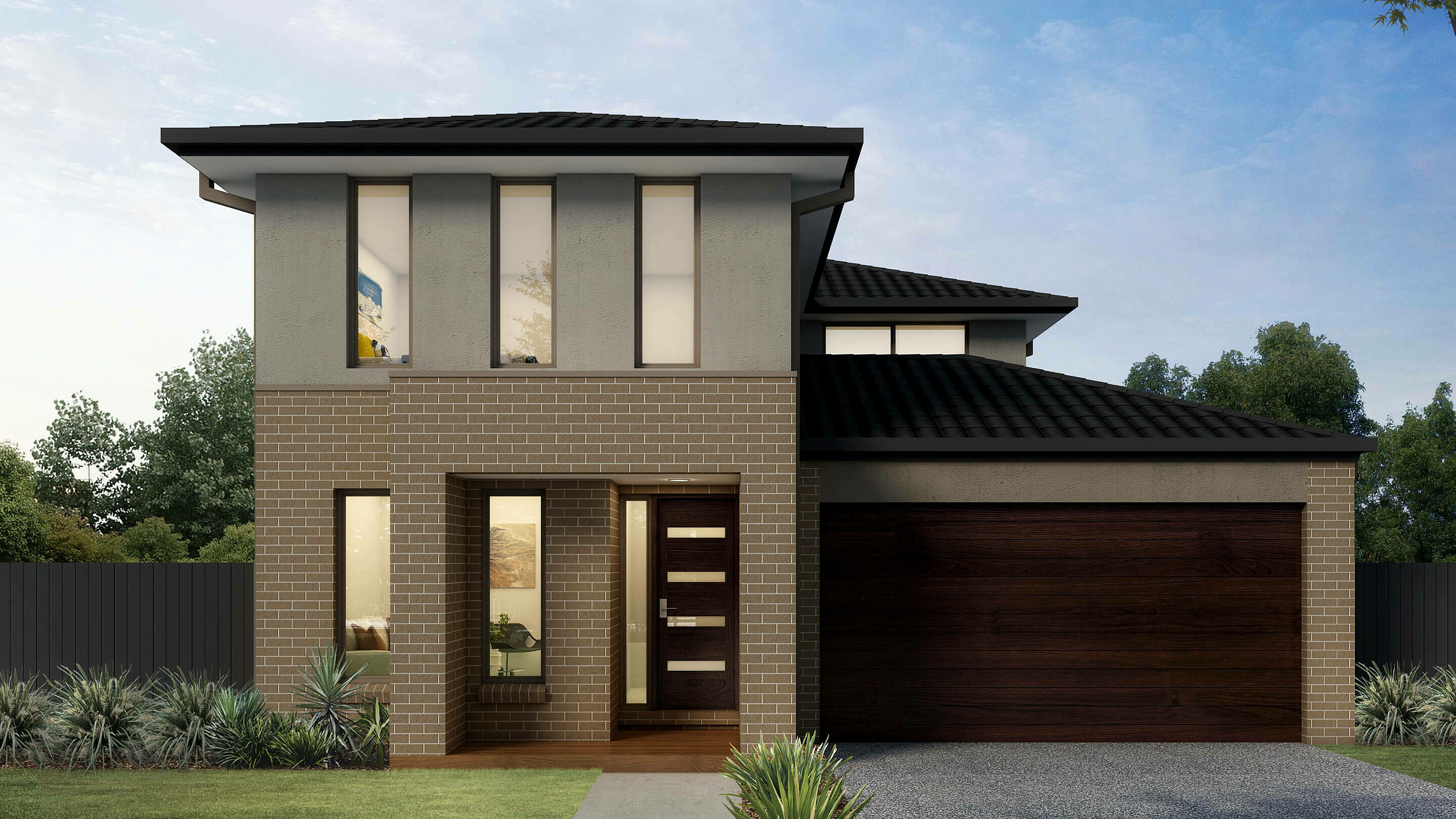 Bronte dark facade kingsbridge homes