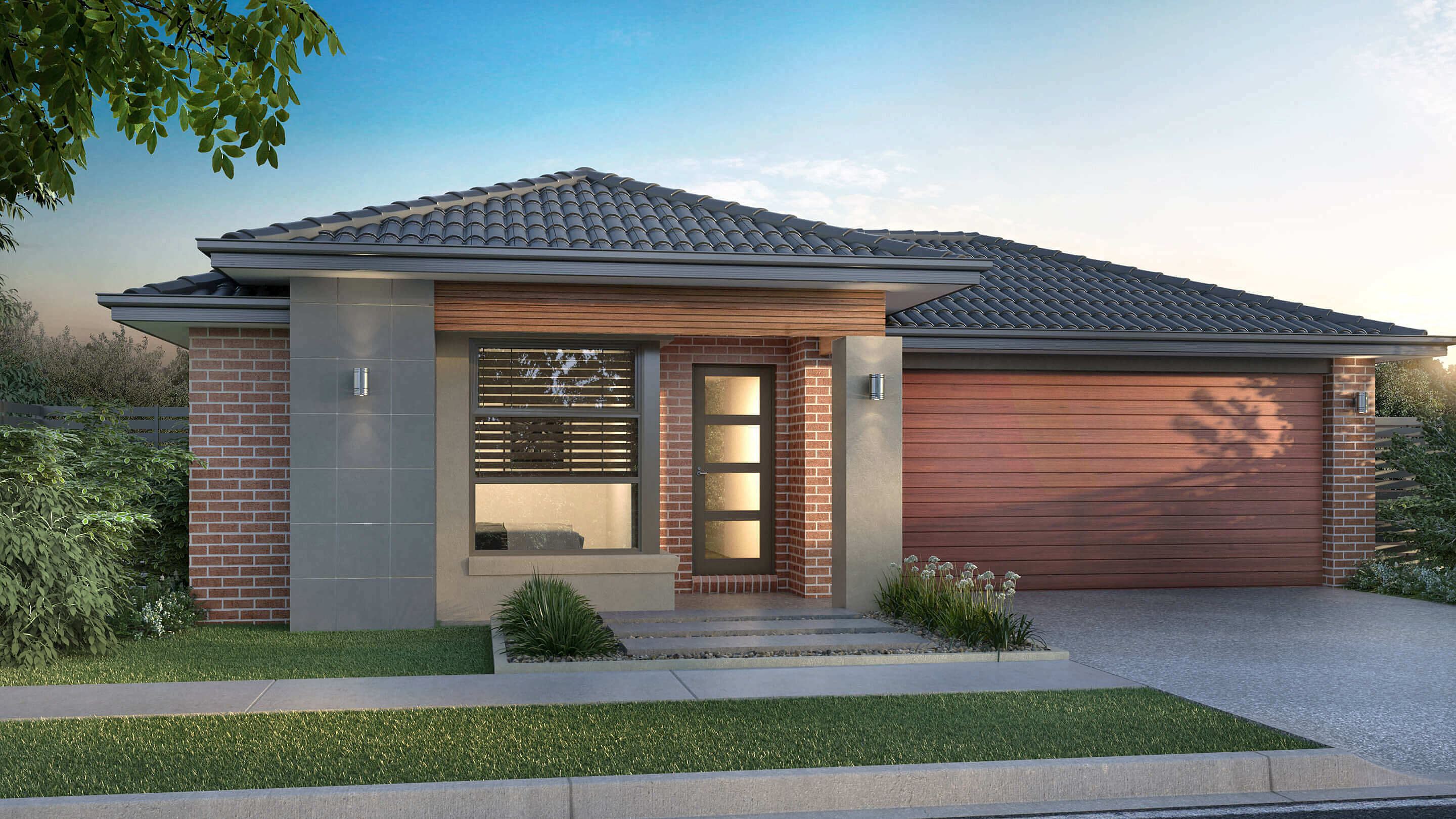 Elliston facade kingsbridge homes
