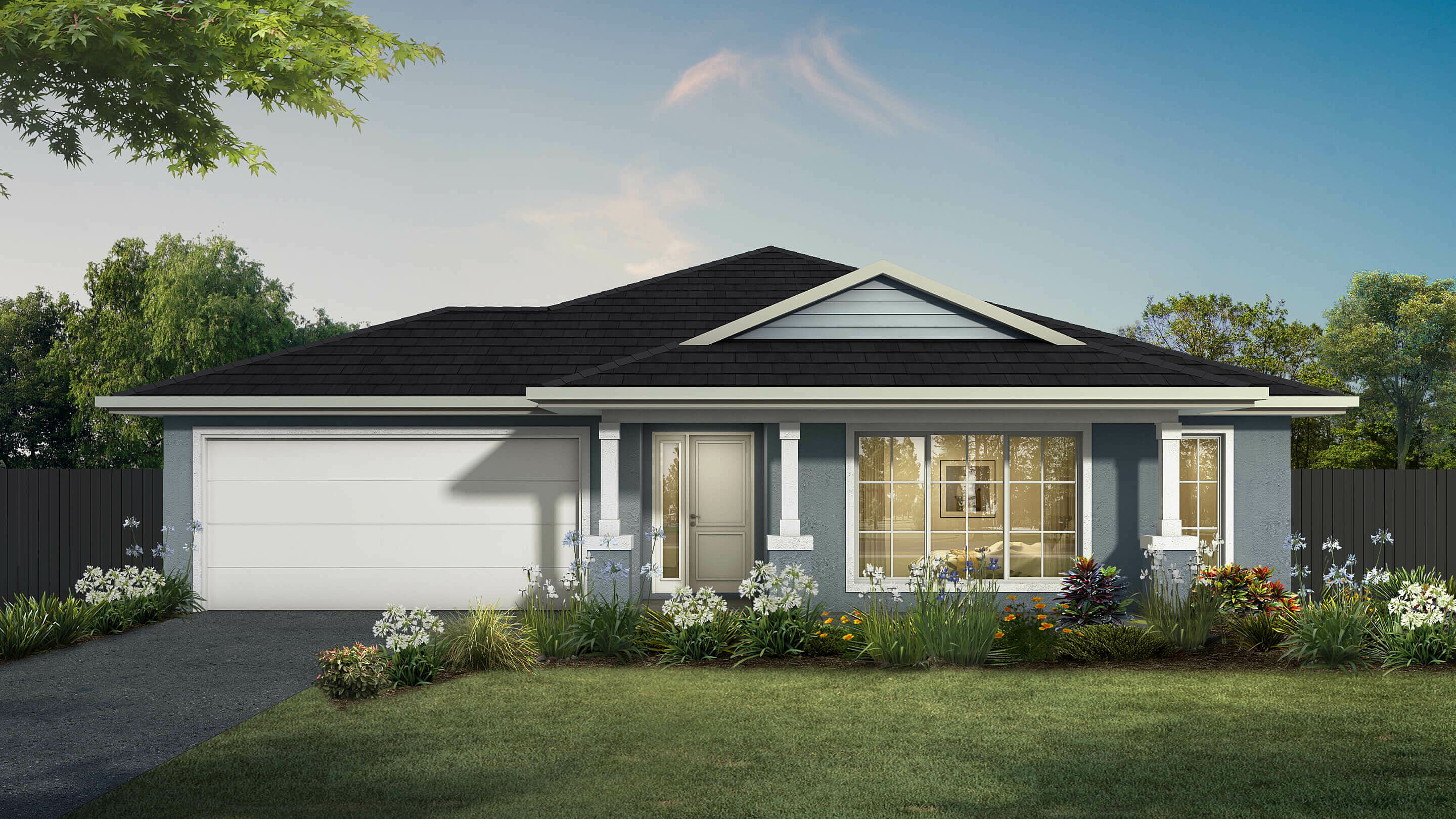 Portsea facade kingsbridge homes